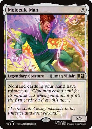 Mtg commander marvel - (msc),