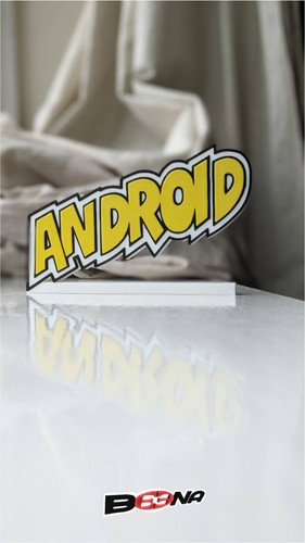 Android logo display - android,